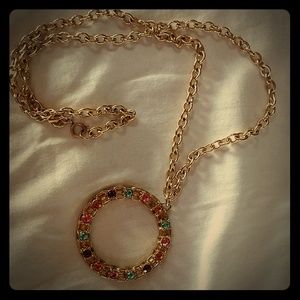 Multi color necklace
